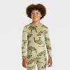 Kids' Long Sleeve Snuggly Soft Pajama Set - Cat & Jack™ - 3 of 4