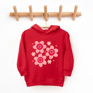 The Juniper Shop Hippy Flower Valentine Toddler Graphic Hoodie - 1 of 3