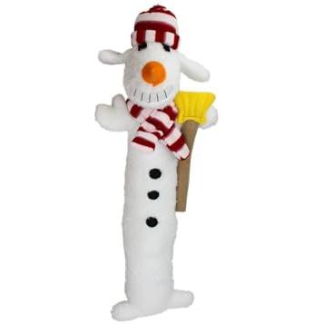 Multipet Loofa Snowman 18" Dog Toy