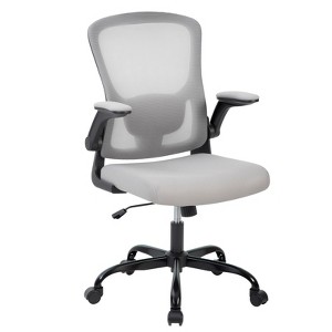 Ergonomic Office Chair - Adjustable Lumbar, Flip-Up Armrests | Comfy Computer Chair for Home Office, Study | Breathable - 1 of 4