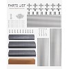 10'x20' Heavy Duty Carport Canopy, Galvanized Steel Frame Car Port with Roll-Up Windows & Doors, UV Resistant Waterproof Tarp, Portable Garage - 4 of 4