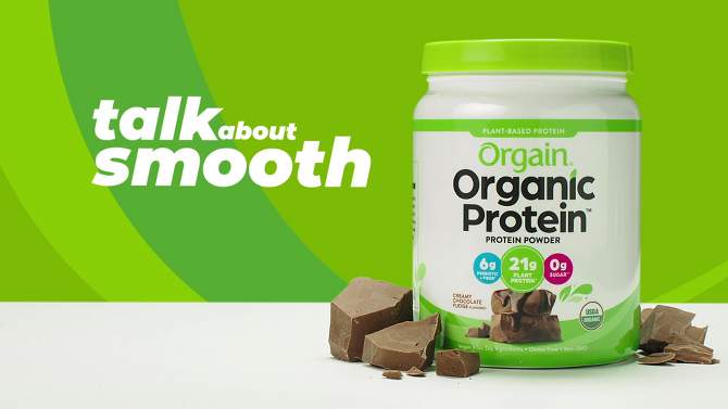Orgain Organic Protein Vegan Plant Based Powder - Chocolate Peanut Butter - 16.3oz, 2 of 7, play video