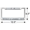University of Wisconsin - Stout Full Size Standard License Plate Metal Frame - 4 of 4