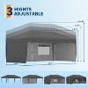 3x6 Meter Instant Canopy Tent, UV Protection Beach Shelter with Sandbags & Wheeled Case, Portable Event Tent for Camping, Outdoor Parties - 4 of 4