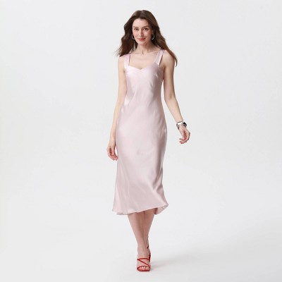 Women's Broad Strap Midi Slip Dress - A New Day™ Pink XL