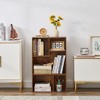VECELO 5 Shelf Bookcase, Modern Style, Wooden Open Shelf Bookcase - 4 of 4