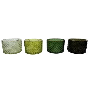 VIP Glass 2.95 in. Multicolor Candle Holder Set of 4 - 1 of 1