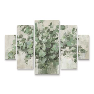 Trademark Fine Art -Danhui Nai Scented Eucalyptus Neutral  Panel Set Art - 1 of 3