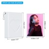 Unique Bargains Mini Love Heart PVC Material Photocard Binder Album with 32 Pockets 4.3"x3.3" - 2 of 4
