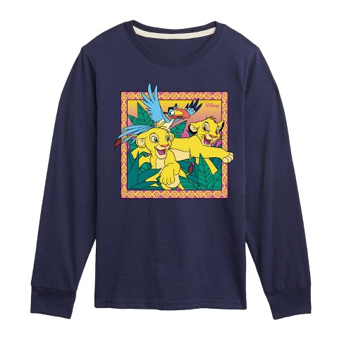 Nautinati Boys' 100% Cotton Crew Neck Disney Lion King Rock & Roar Placement Print T-shirt