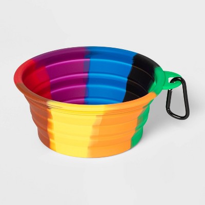 Progressive Flag Color Silicone Dog Bowl - 3 cup - Boots & Barkley™