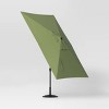 6'x10' Rectangular Outdoor Patio Market Umbrella with Black Pole - Threshold™ - 3 of 4