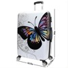 World Traveler Butterfly 28-Inch Hardside Expandable Spinner Luggage - 4 of 4