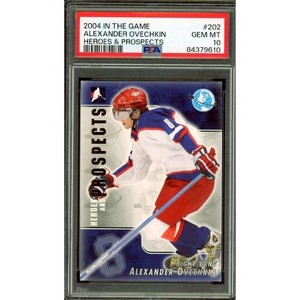 Alexander Ovechkin Rookie Card 2004-05 In The Game Heroes Prospects #202 PSA 10 - 1 of 2