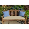 Casual Cushion Solid Sunbrella Fabric 1-Piece Indoor/Outdoor Square Throw Pillow - 2 of 4