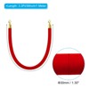 Unique Bargains Hotel Adjustable Crowd Control Stanchion Rope with Snap Hooks - 2 of 4