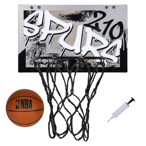 NBA San Antonio Spurs Over The Door Mini Basketball Hoop