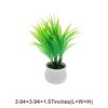 Unique Bargains Artificial Plants Plastic Green 2.76"x2.76"x5.51" 1 Pc - 3 of 4