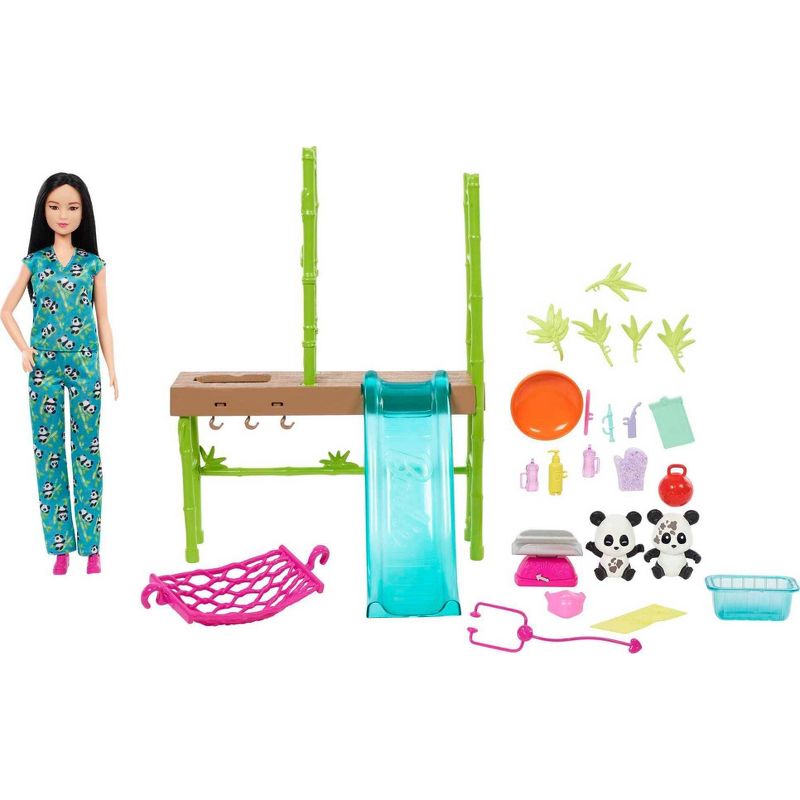 Barbie Panda Care and Rescue Playset with Color-Change and 20+ pc, 5 of 8