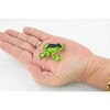 Collectible Wildlife Gifts | Poison Dart Frog, Green and Black, Hand Painted, Amphibian, Hard Rubber, Rainforest Frog,  Toy, Gift,   1 1/2"  F091 B43 - 3 of 4
