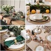 Aoibox Round Woven Placemats Set of 10, Boho Farmhouse Rustic Woven Place Mats for Dining Table Decor, Rattan Wicker Table Mats Jute Braided Chargers - 2 of 4