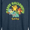 Women's - Pokémon - Happy Halloween Lightweight French Terry Wide Neck Long Sleeve Shirt - 2 of 4