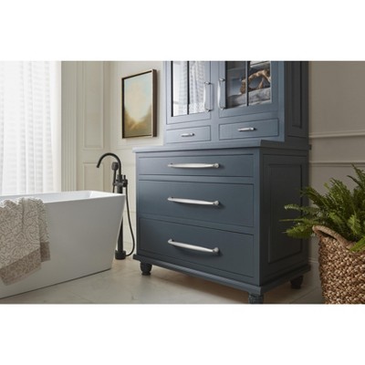 Polished Chrome 18" Modern Appliance Pull with Mounting Hardware