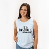 Simply Sage Market Women's Baseball Mom Ball Garment Dyed Heavy Weight Tank - 2 of 2