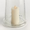Plum & Post Gabriel Hurricane Small - Tapered Clear Glass Candle Holder - 4 of 4