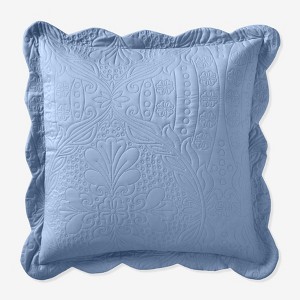 BrylaneHome Lily Pinsonic Damask Euro Sham - 1 of 2