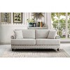NicBex 82.09 Inch Chenille Sofa Couch,3-Seater Sofa with 2 Throw Pillows for Living Room,Bedroom,Office,Apartment - 2 of 4