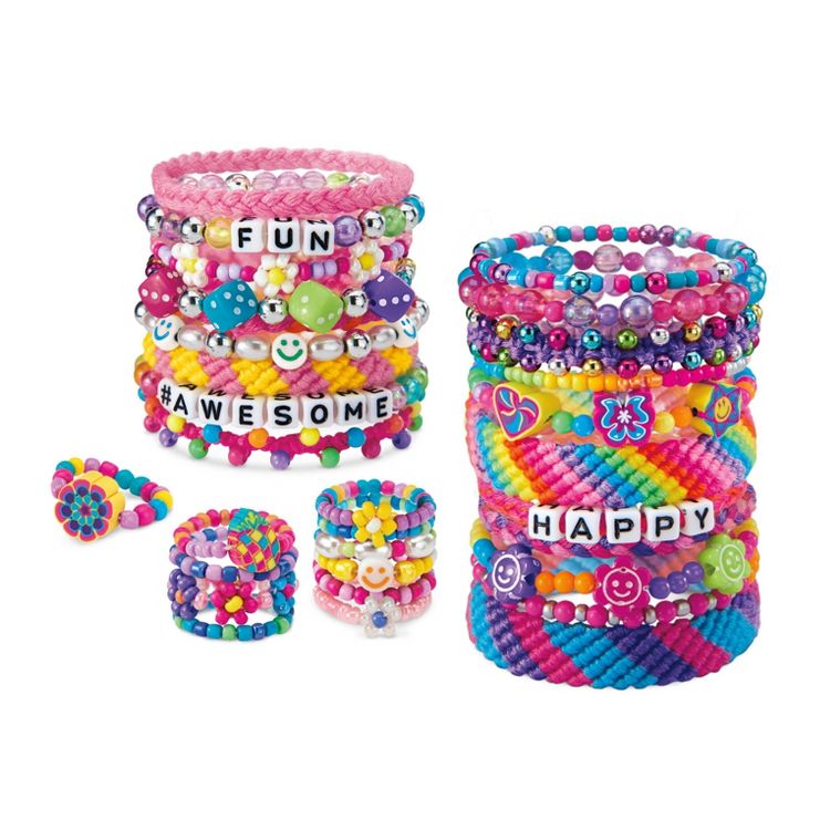 My Look A to Z Jewelry Kit: Creative Thinking Craft, Includes Beads & Elastic Cord, 5 of 8