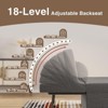 4 in 1 Sleeper Chair, Convertible Sleeper Sofa with Ottoman, Adjustable Backrest - 4 of 4