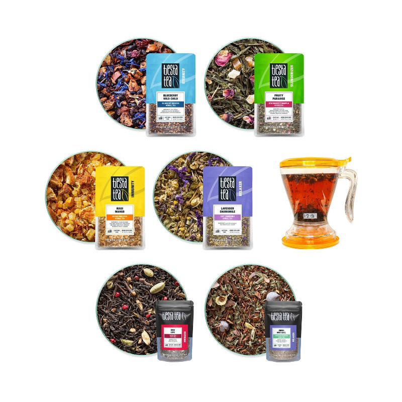 Tiesta Tea Ultimate Live Loose Kit, Loose Leaf Tea Set with Infuser Set, 1 of 3