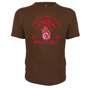 WNBA Portland Fire Short Sleeve Adult Ring Spun T-Shirt - 1 of 1