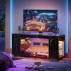 Pinmoco 47'' TV Stand for TVs up to 55", Gaming Entertainment Center with LED Lights - 2 of 4