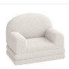 Kids Sofa Chair, 2-in-1 Convertible Toddler Couch & Lounger, Fold Out Sofa Bed, Plush Teddy Fleece for Playroom, Bedroom, Nursery - 3 of 4