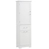 NicBex Freestanding Bathroom Storage Cabinet with 2 Drawers, Bathroom Cabinet with Adjustable Shelves, MDF Bathroom Floor Cabinet - 2 of 4