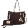 MKF Collection Lina Vegan Leather Shoulder Bag and Wallet by Mia K - 2 of 4