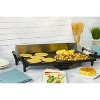 BroilKing Electric Flat Top Griddles Countertop Hot Plate Grill for Restaurant Teppanyaki Food Truck Removable Backsplash 29”W x 12.5”D x 5.5"H, Black - 2 of 3