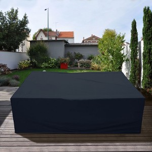 XIZZI Patio Furniture Set Cover Outdoor Sectional Sofa Set Covers, Lawn Patio Furniture Covers with Air Vent Fastening Strap & Handle, Water Resistant - 1 of 4