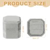 Unique Bargains Velvet Octagon Wedding Proposal Engagement 2 Slot Jewelry Storage Ring Box - 2 of 4