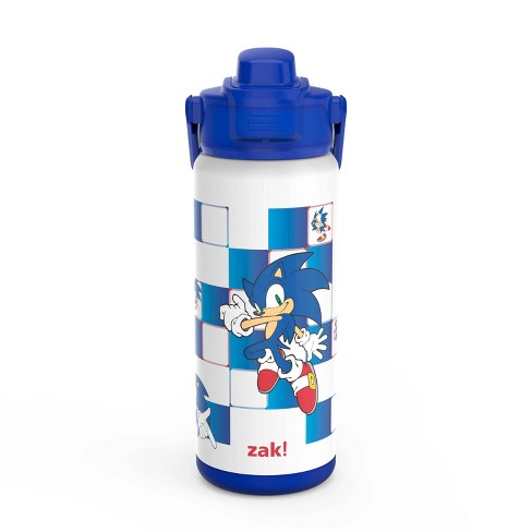 Zak Designs 20oz Stainless Steel Kids' Water Bottle with Antimicrobial  Spout 'Sonic The Hedgehog