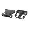 Unique Bargains Spare Parts Packbag Spare Part Plastic Side Quick Release Buckle Black 2" - 4 of 4