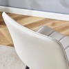 CAVINAS Dining Chairs Set of 4 with Seat PU Upholstered,Ergonomic Dining Room Chairs with Metal Legs,Modern Kitchen Chairs Set of 4 for Dining Table - 3 of 4