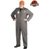 HalloweenCostumes.com Men's Plus Size Jurassic Park Dinosaur Keeper Halloween Costume with Jumpsuit, Hard Hat - 3 of 4