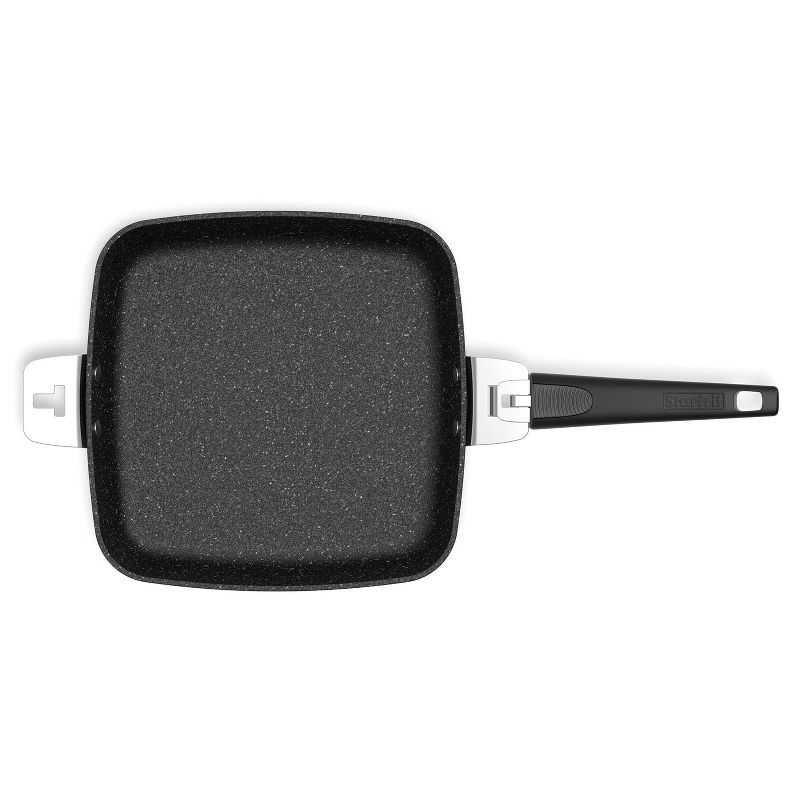 Starfrit 9-Inch Fry Pan/Square Dish with T-Lock Detachable Handle, 4 of 11