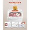 LunaLulink 4.5Gal/20L Large Ingredient Storage Container Airtight Kitchen Flour Bin - 3 of 4