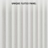 homfan Fluted Buffet Sideboard Cabinet With Storage, Kitchen Storage Cabinet With Adjustable Shelves, Coffee Bar Cabinet for Kitchen, Living Room - 4 of 4