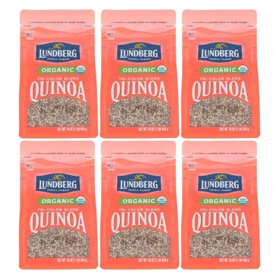 Lundberg Organic Tri-Color Quinoa Blend - Case of 6/1 lb